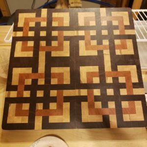 The Plaid Cutting Board – Custom Hardwood Designs
