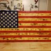 Wooden US Flag